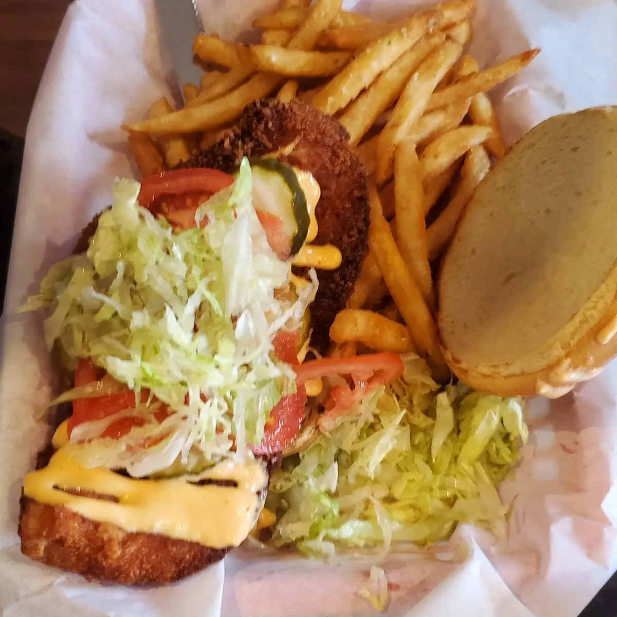 Chicken Burger Fried