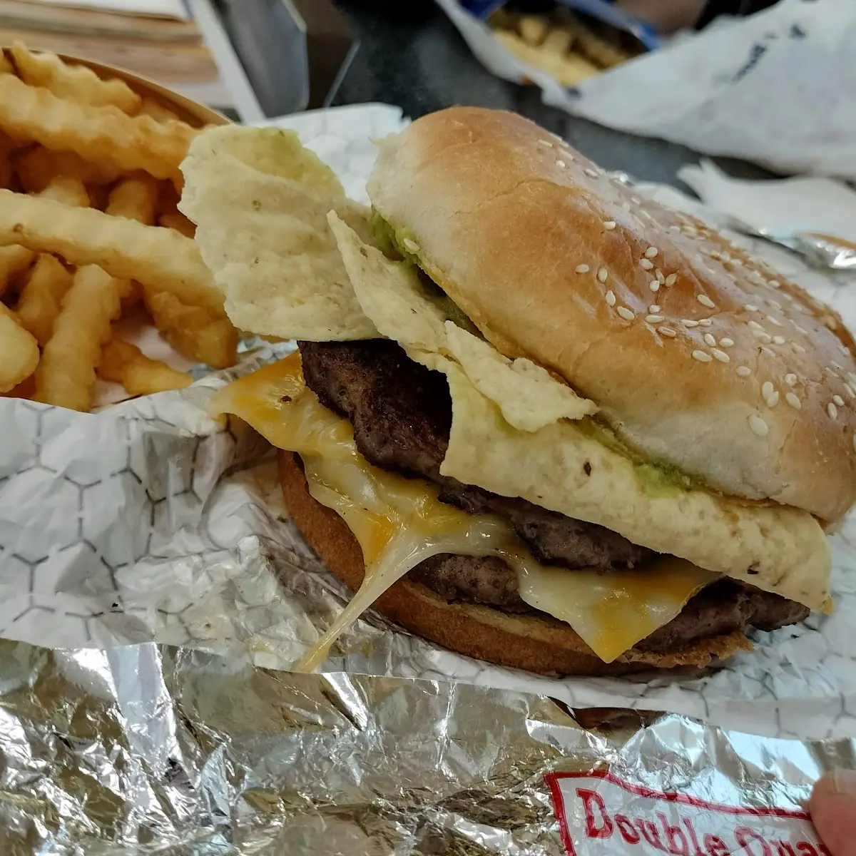 Queso or Nacho Burger Limited Time