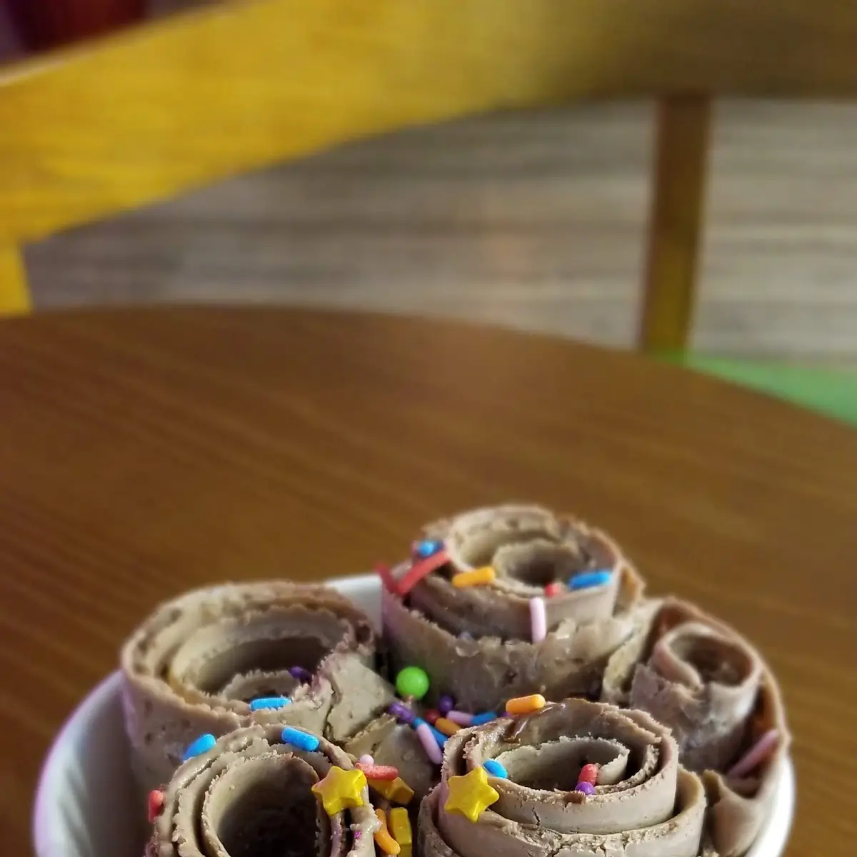 Cookie Monster with Gummy Bears and Sprinkles