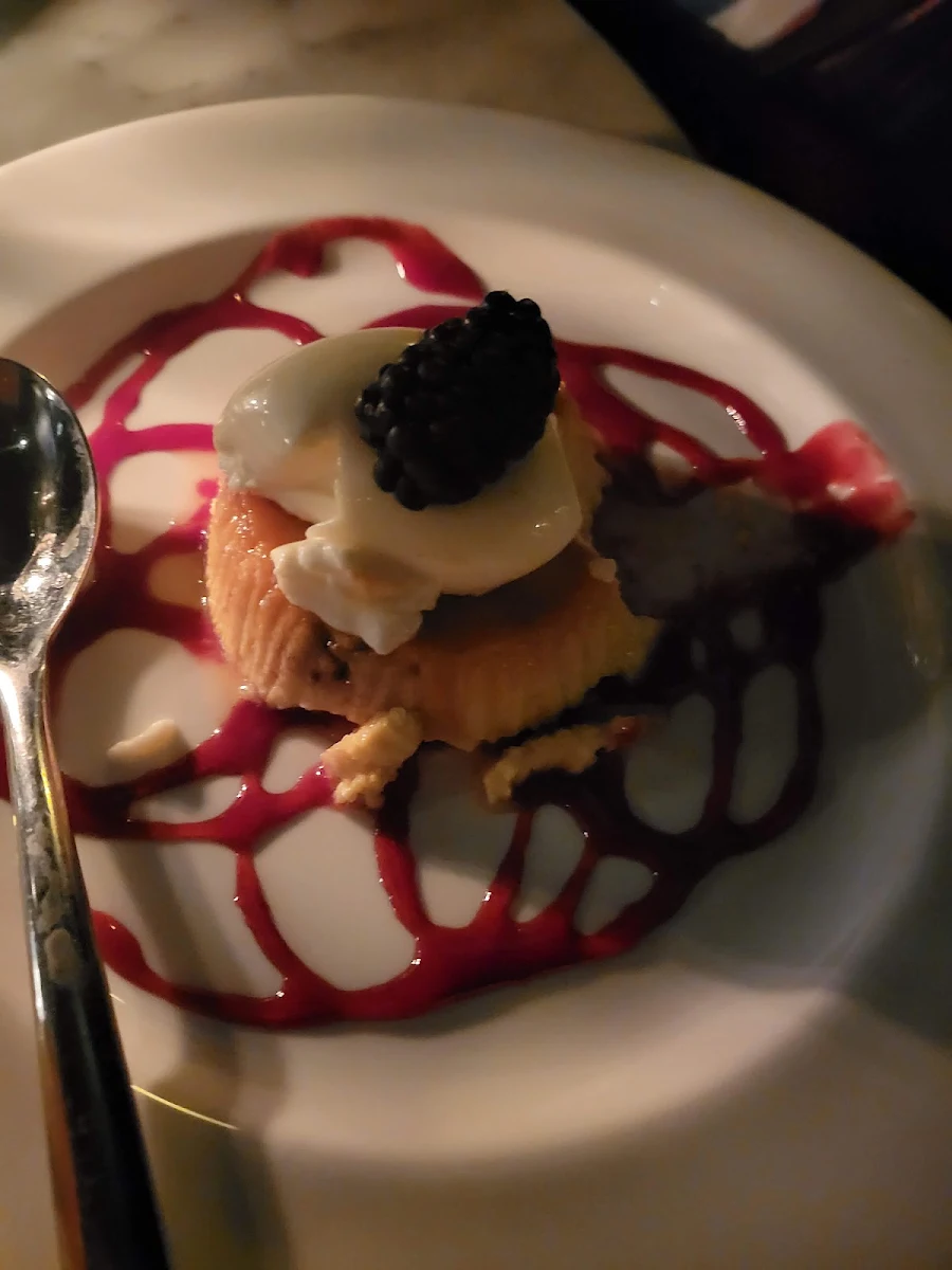 Blackberry Flan
