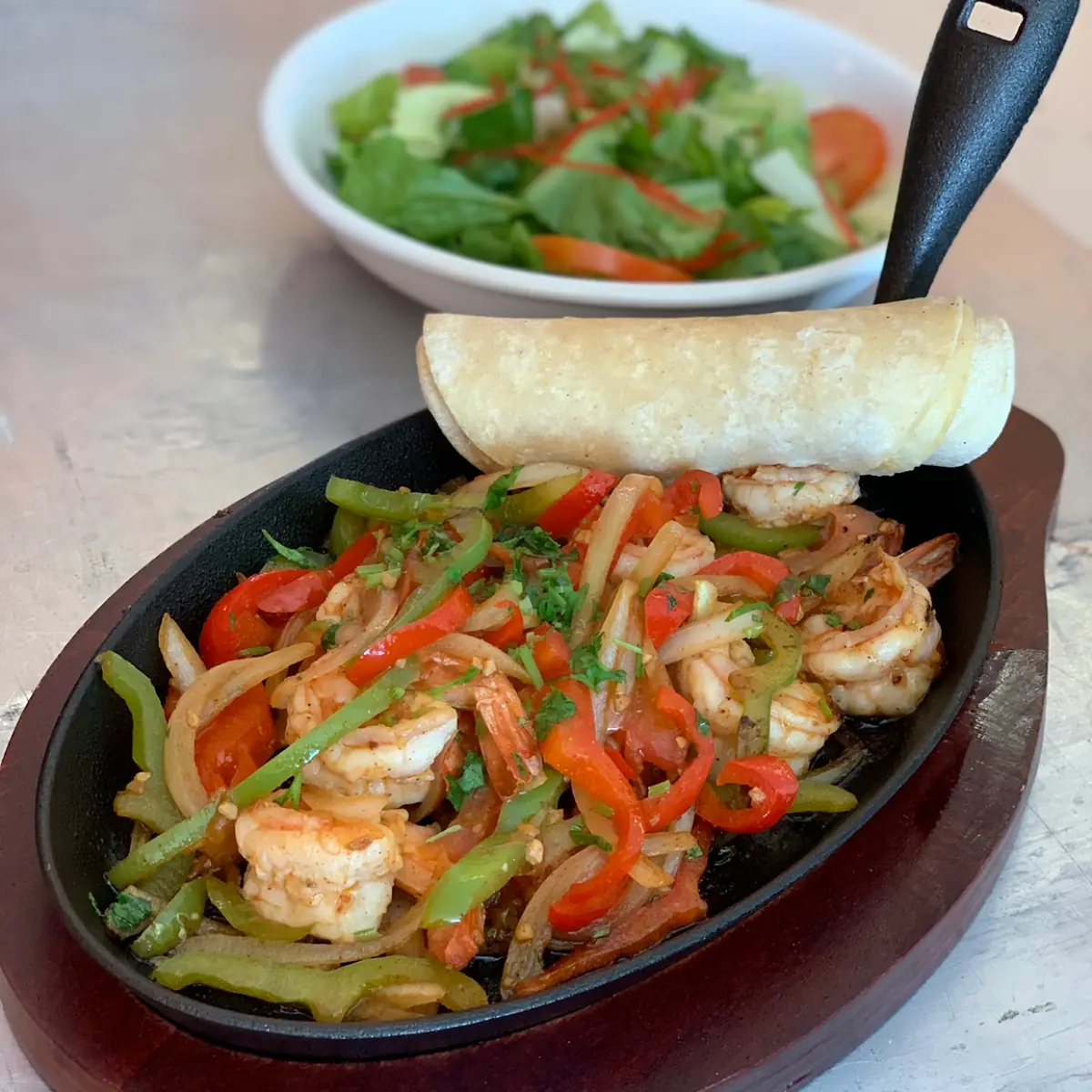 Shrimp Fajitas