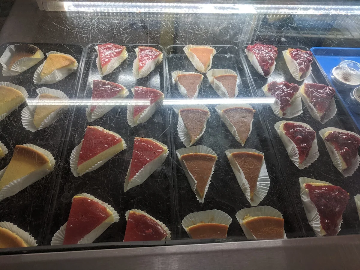 Cheesecake Slice Different Flavors