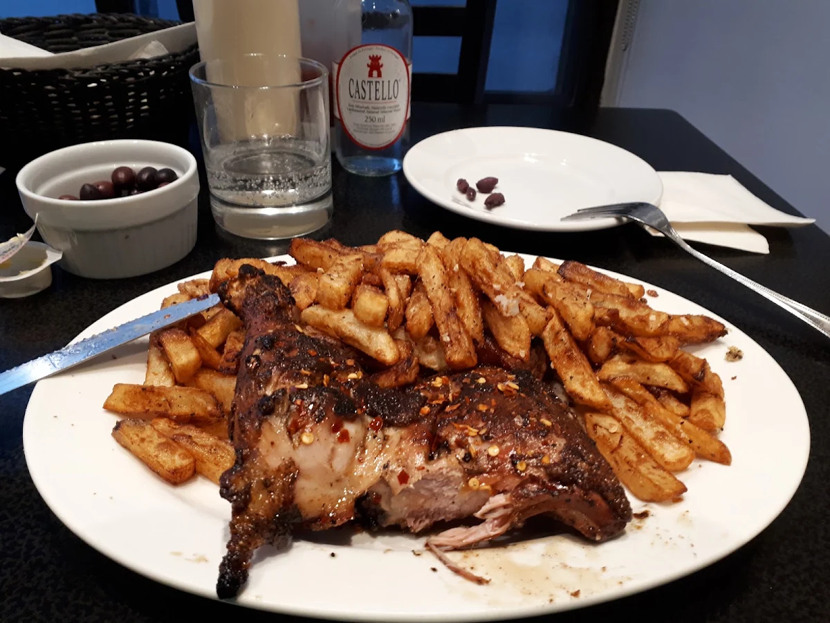 Charcoal BBQ Chicken Leg