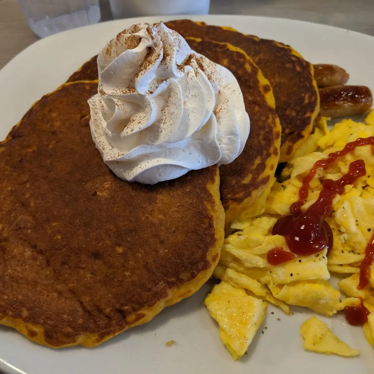 Pumpkin Spice Pancake Breakfast
