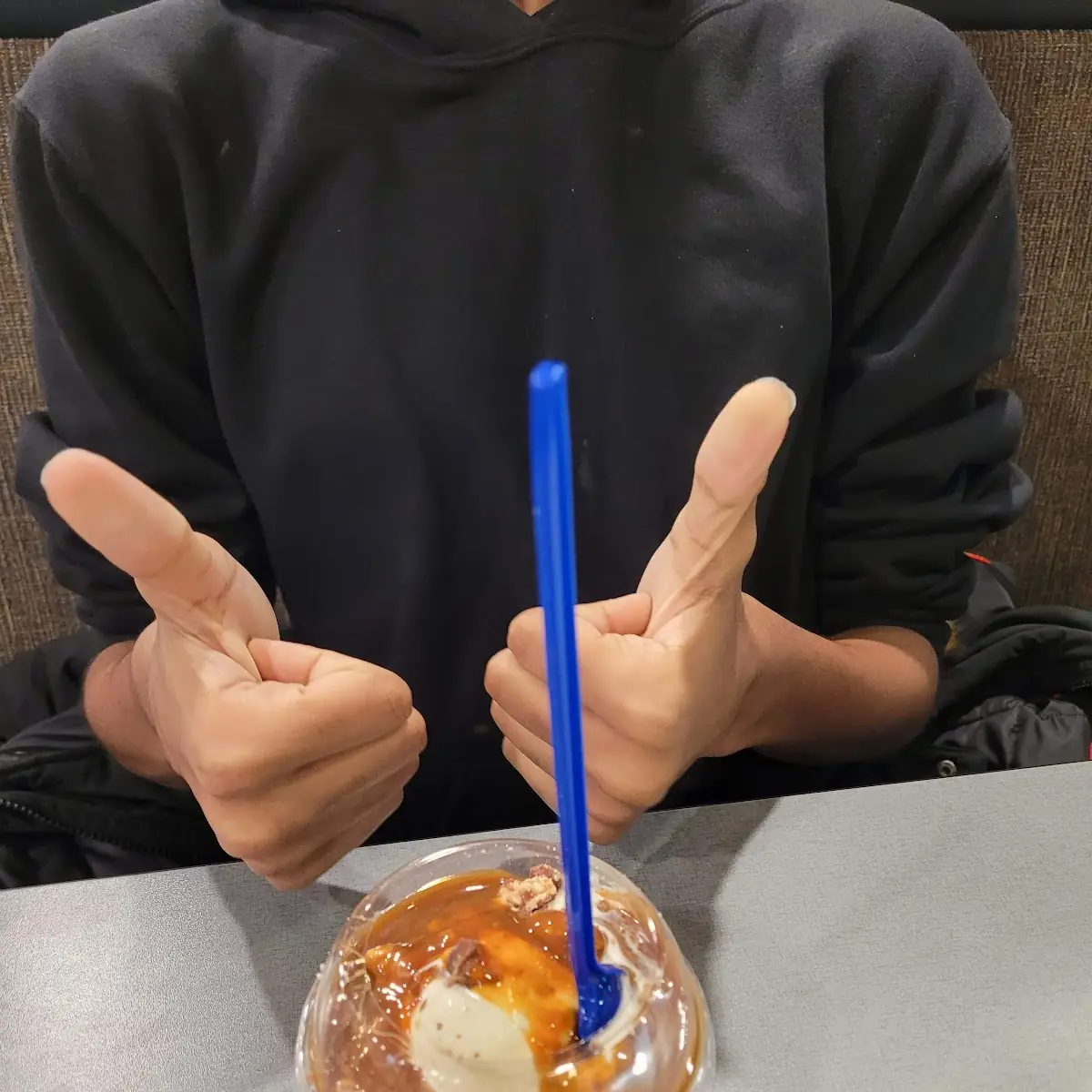 Vanilla Ice with Snicker Caramel