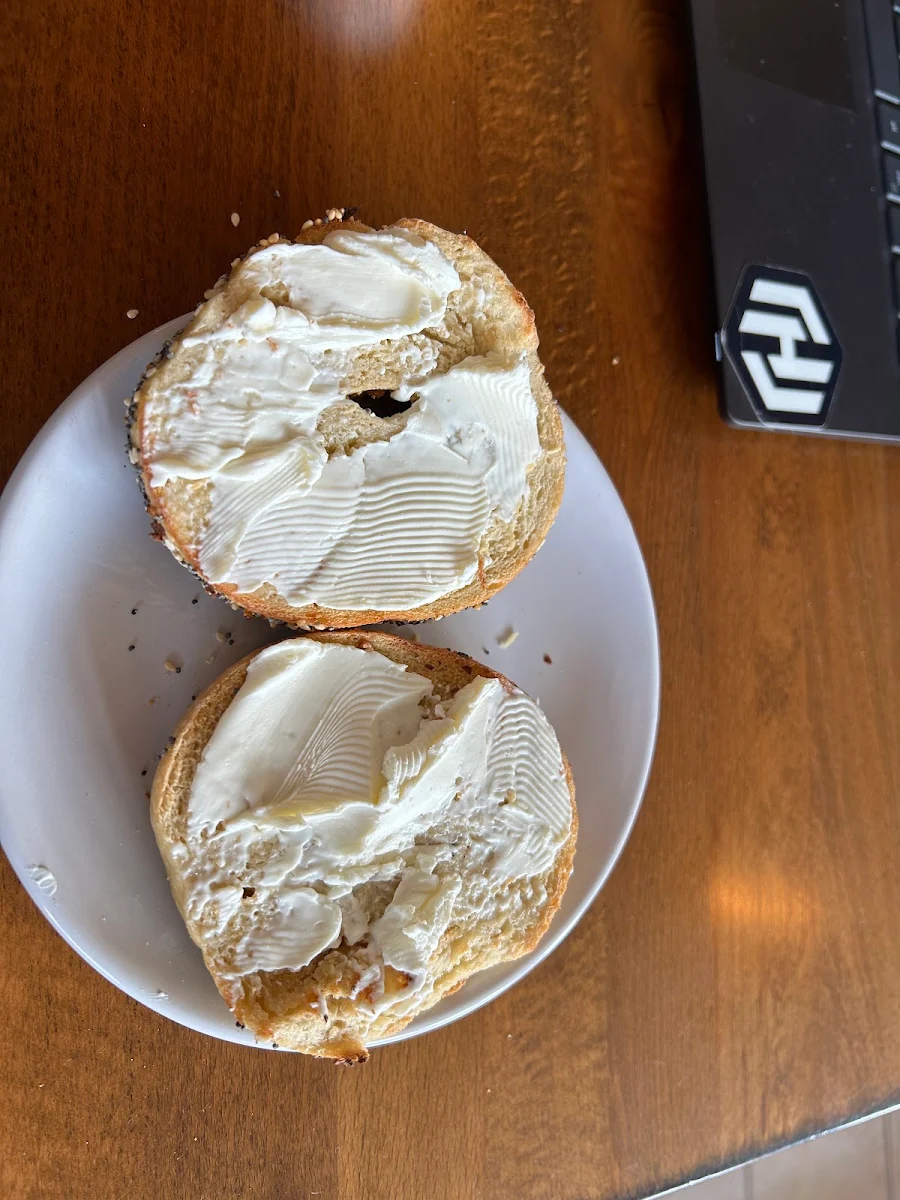 Everything Bagel with Cream Cheese