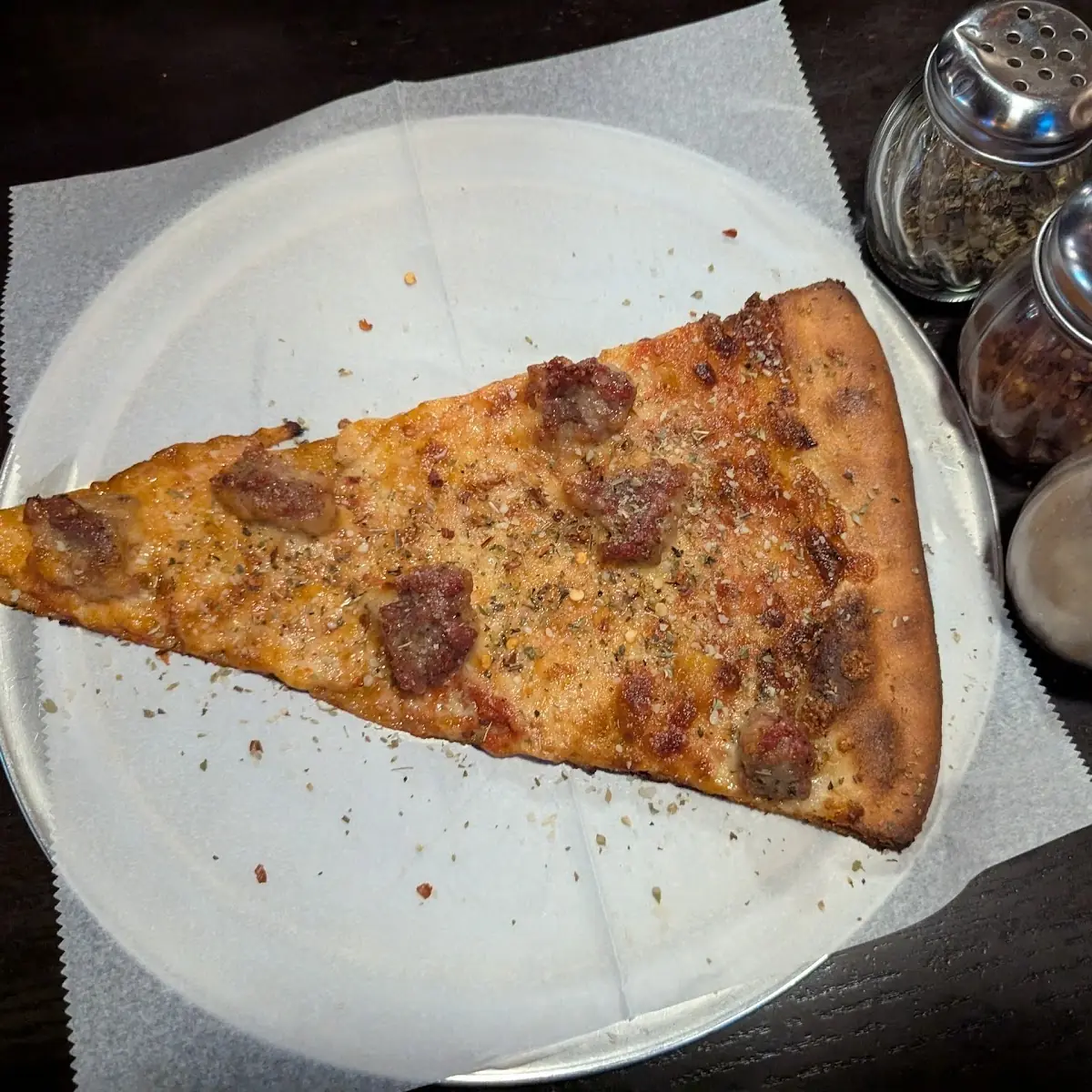 Sausage Pizza Slice