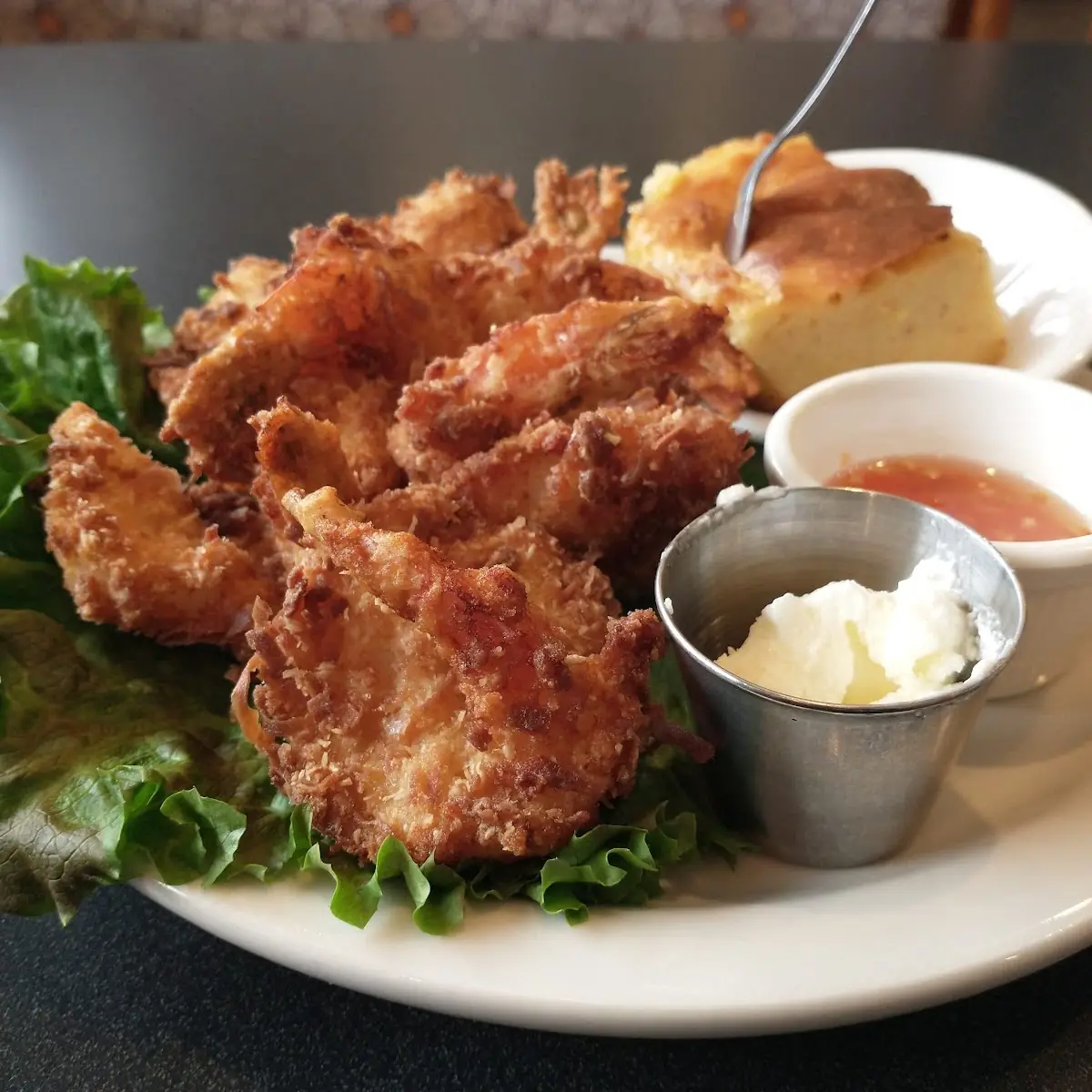 Coconut Shrimp Spoon Bread