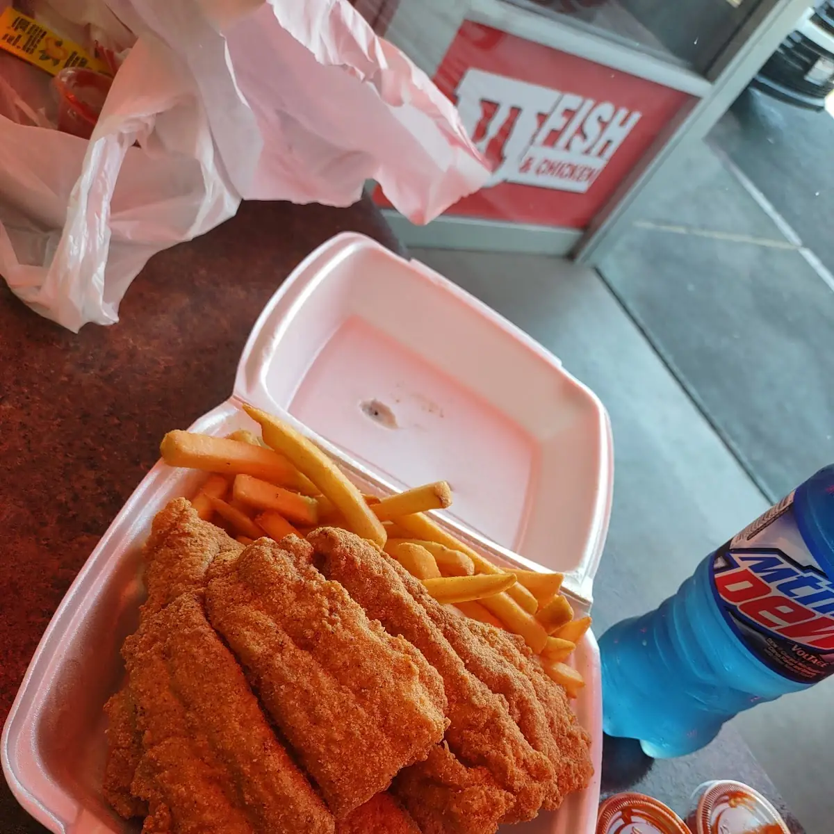 Red Roughy Fish and Chips