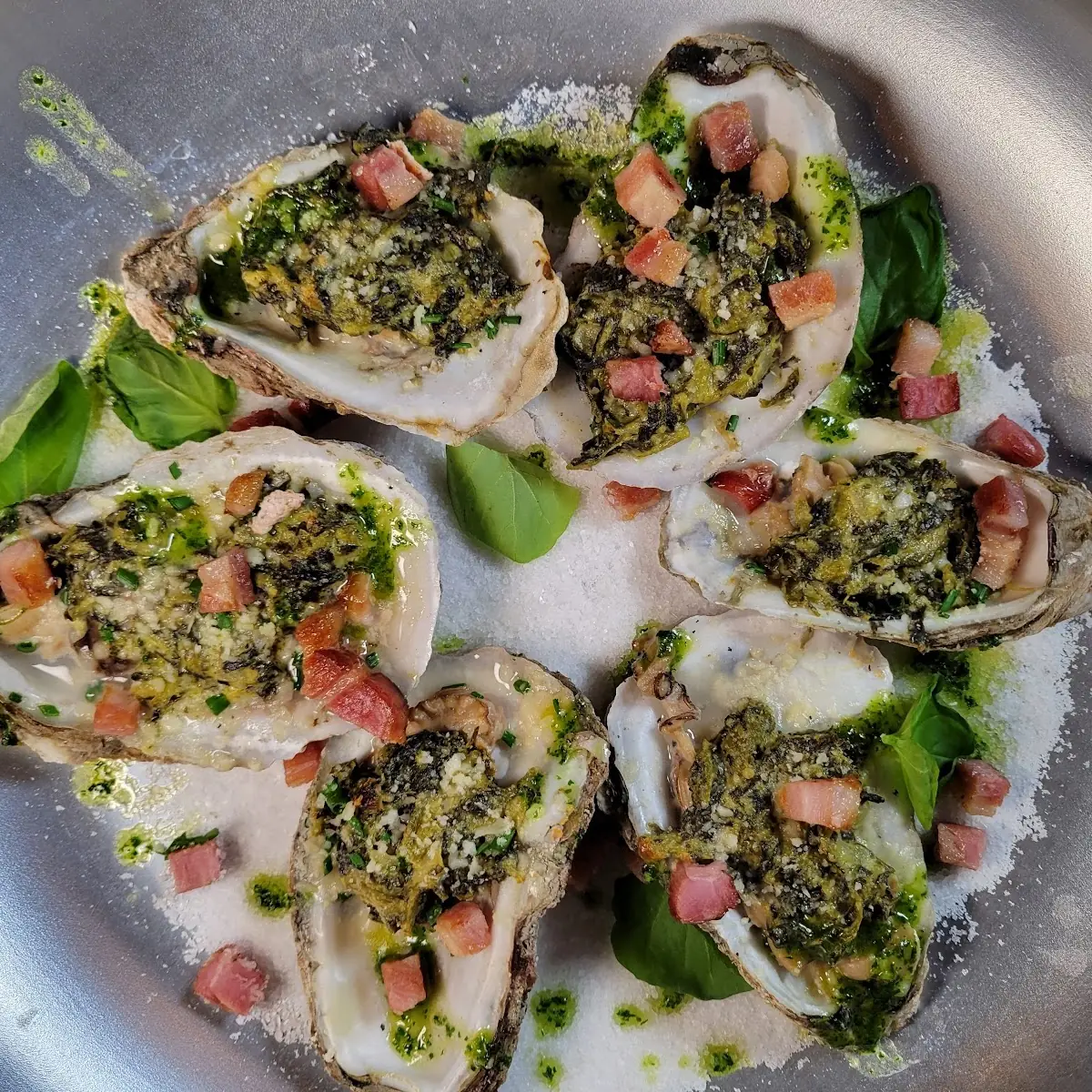 Oysters Rockefeller