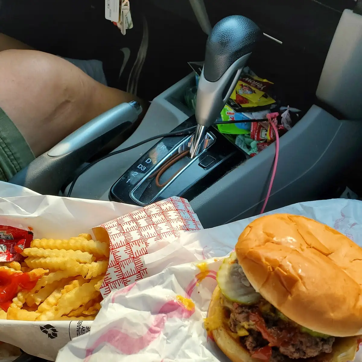 Double Cheeseburger with Fries