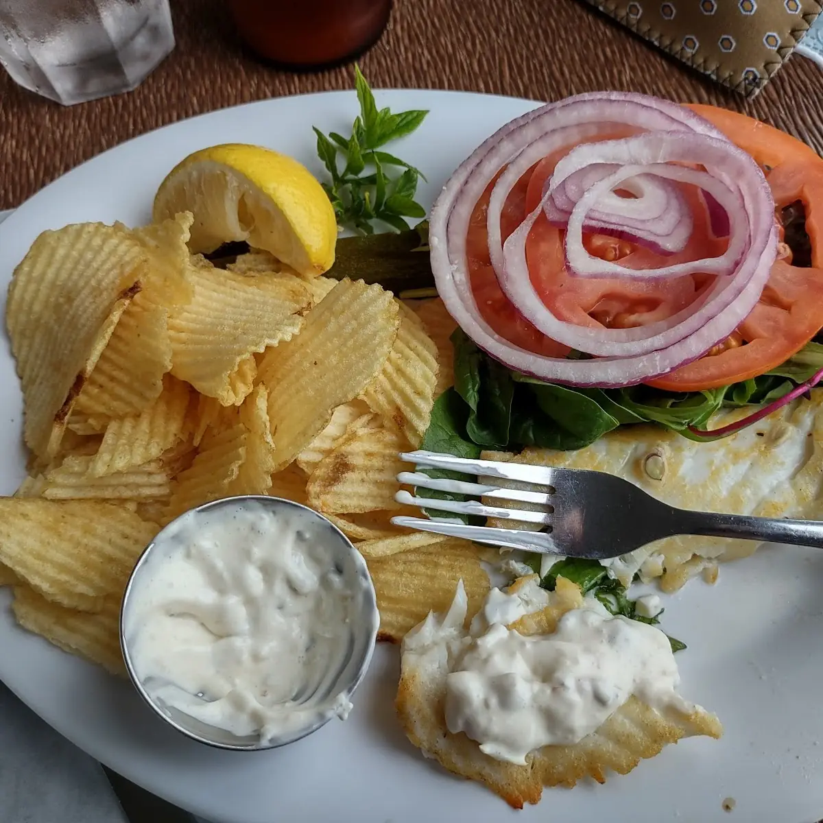 Halibut Burger