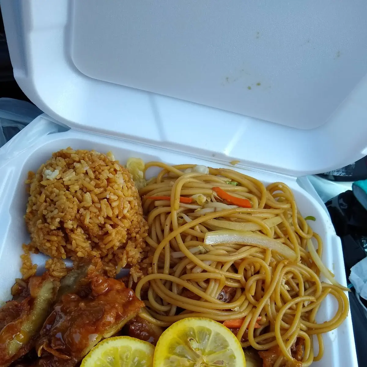 Lemon Chicken Dinner Combo