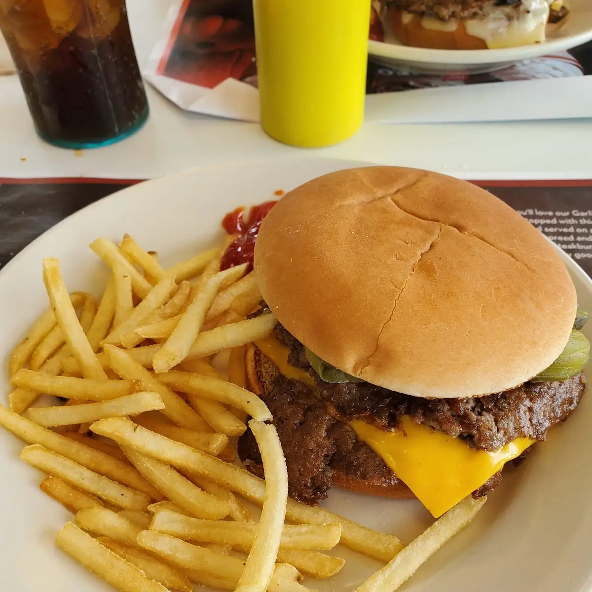 Double Cheese Steak Burger
