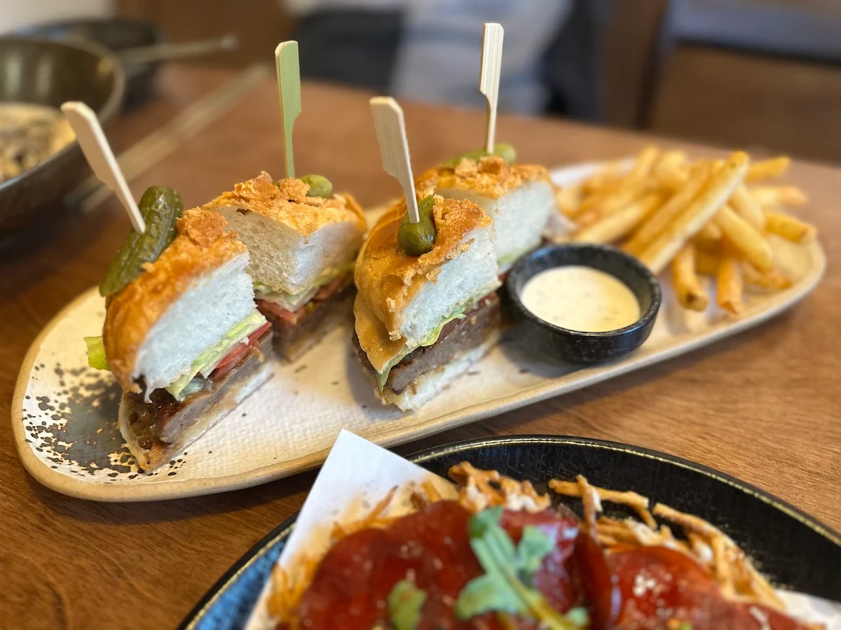 Tteokgalbi Slider with Truffle Fries