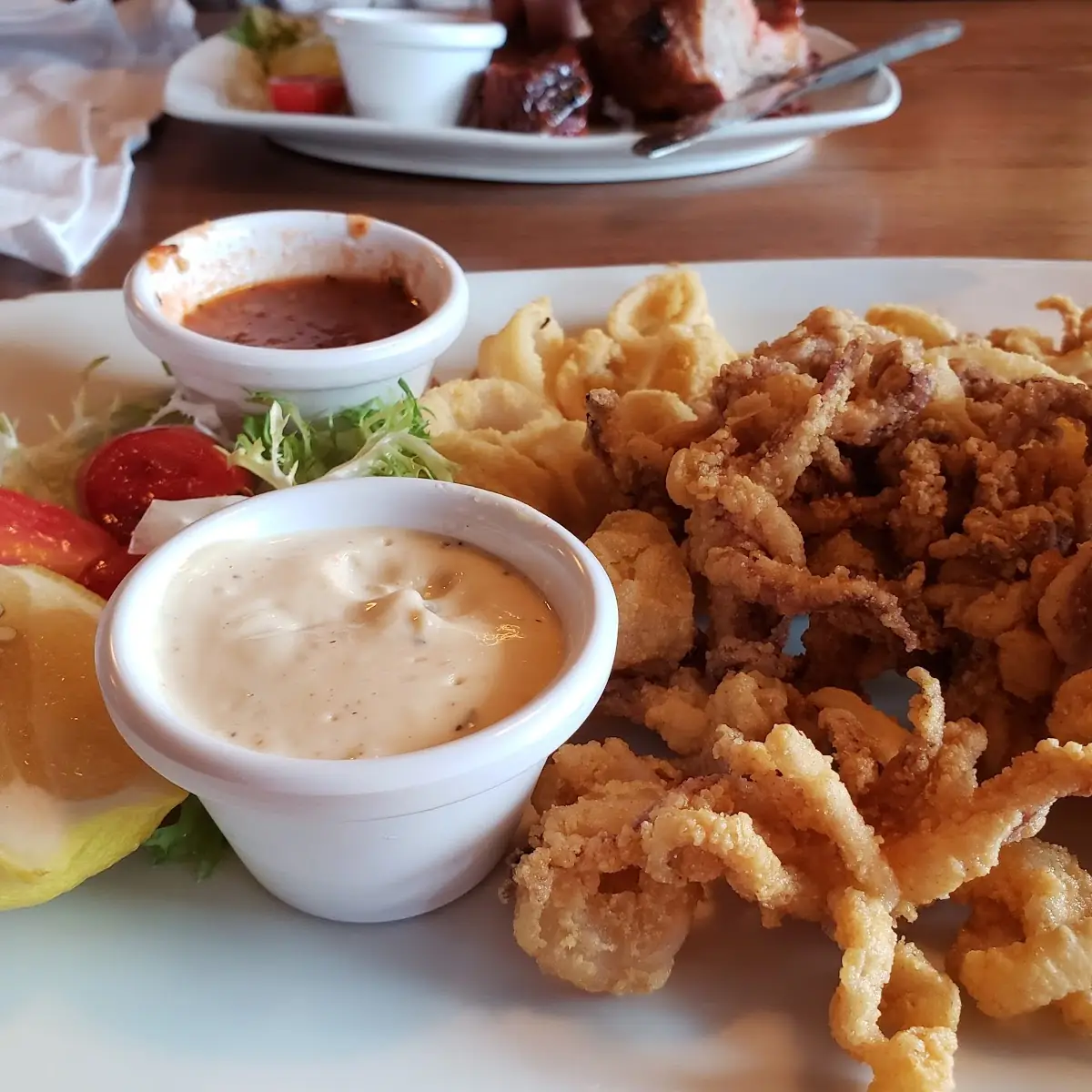 Fried Calamari with Dipping Sauces