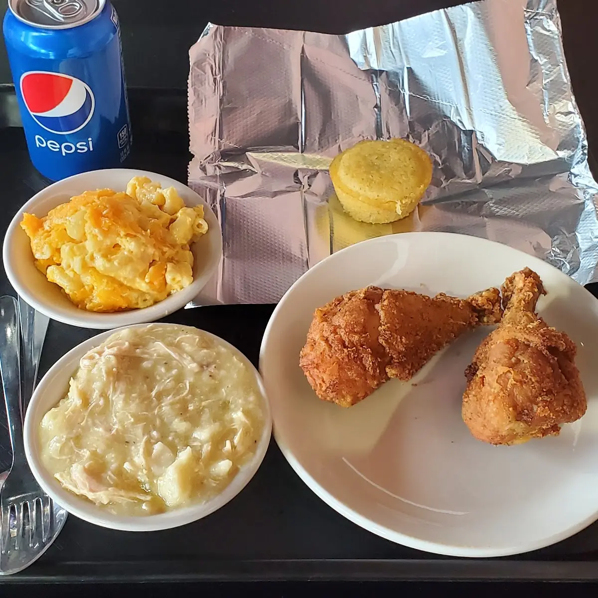 Fried Chicken and Chicken Dumplings