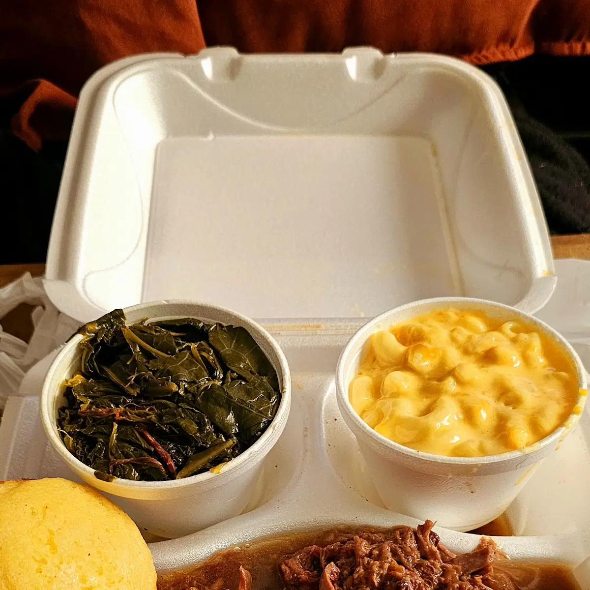 Pot Roast Mac and Cheese Greens