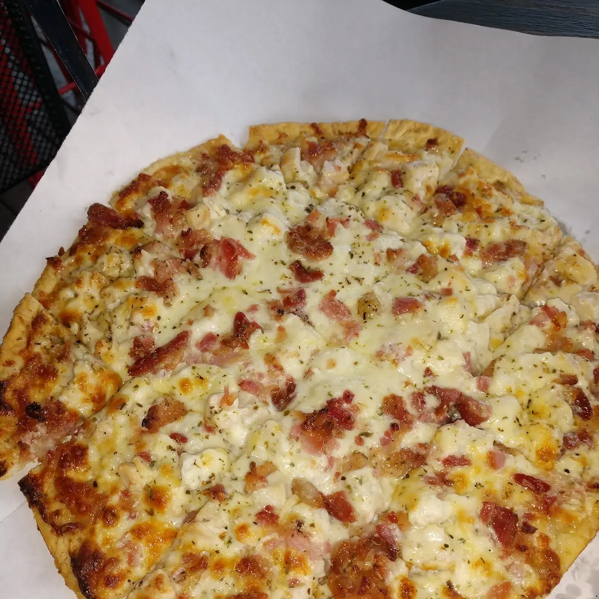 Chicken Bacon Ranch Pizza