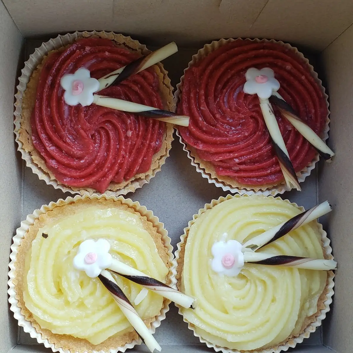 Raspberry Tart & Lemon Tart