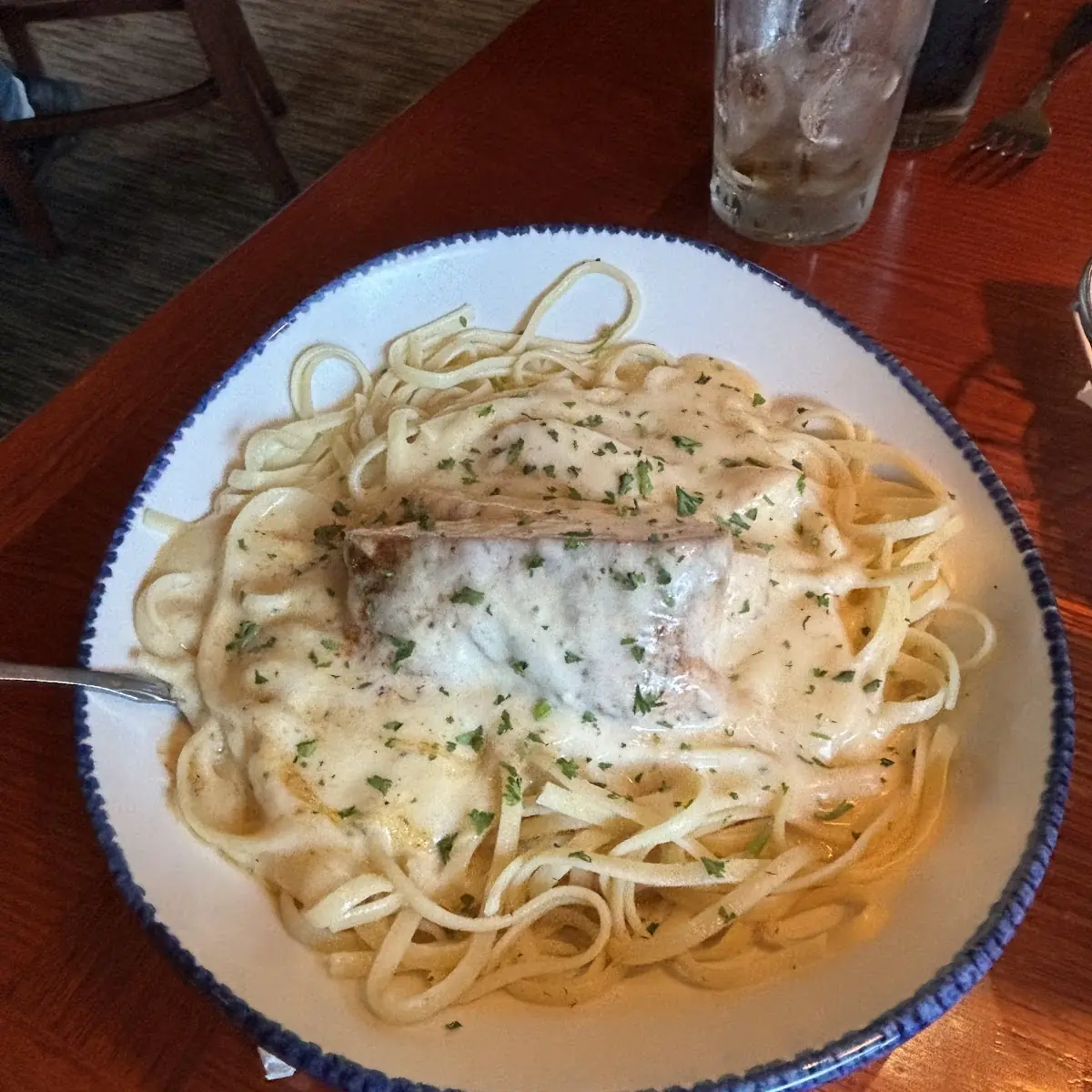 Thursday Shrimp or Chicken Alfredo