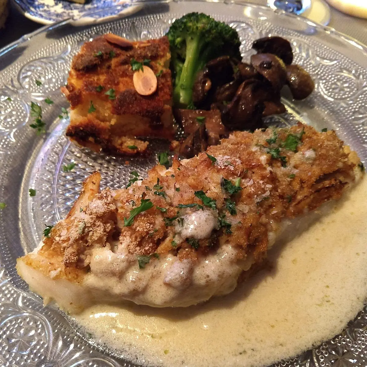 Baked Grouper Beurre Blanc