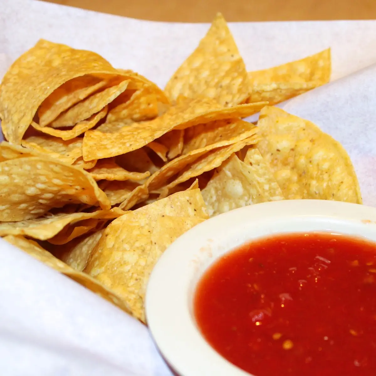 Corn Tortilla Chips and Spicy Salsa