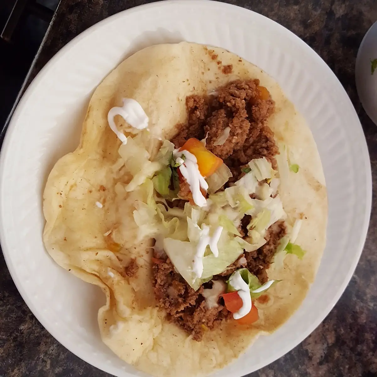 Beef Tostada