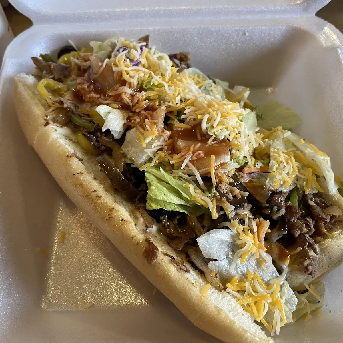 Famous Philly Cheesesteak Sandwich