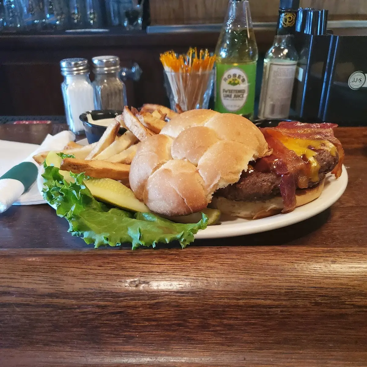 Burger and Fries