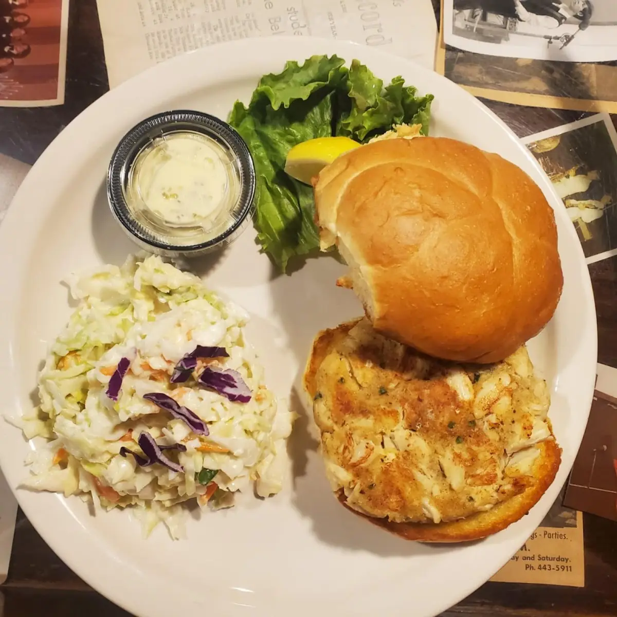 Crab Cake Sandwich