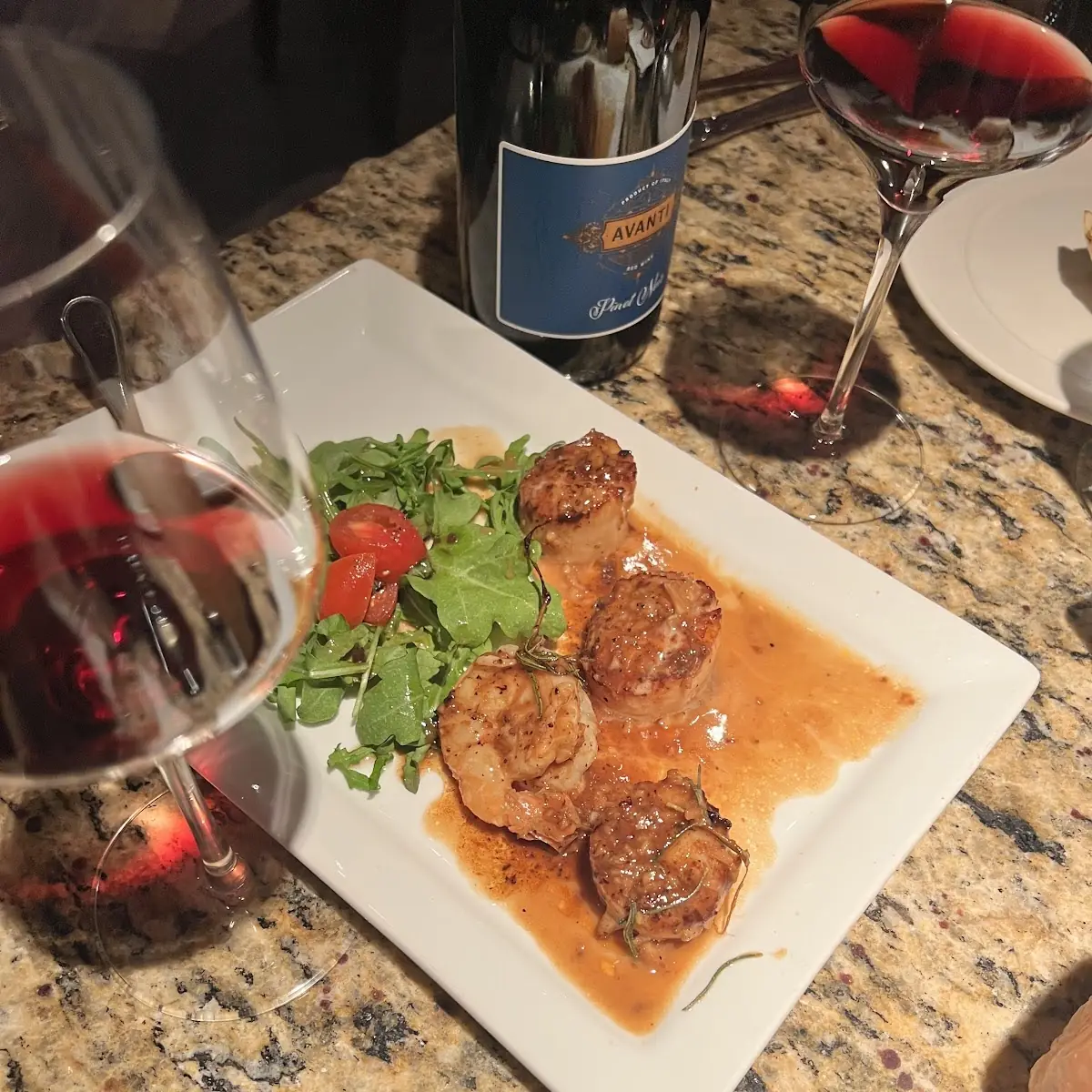 Scallops with Garlic Sauce