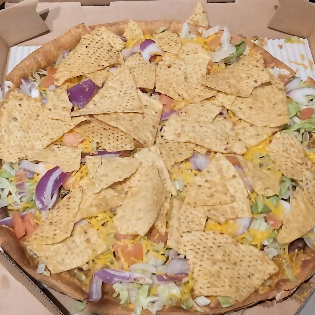 Thin Crust Taco Pizza