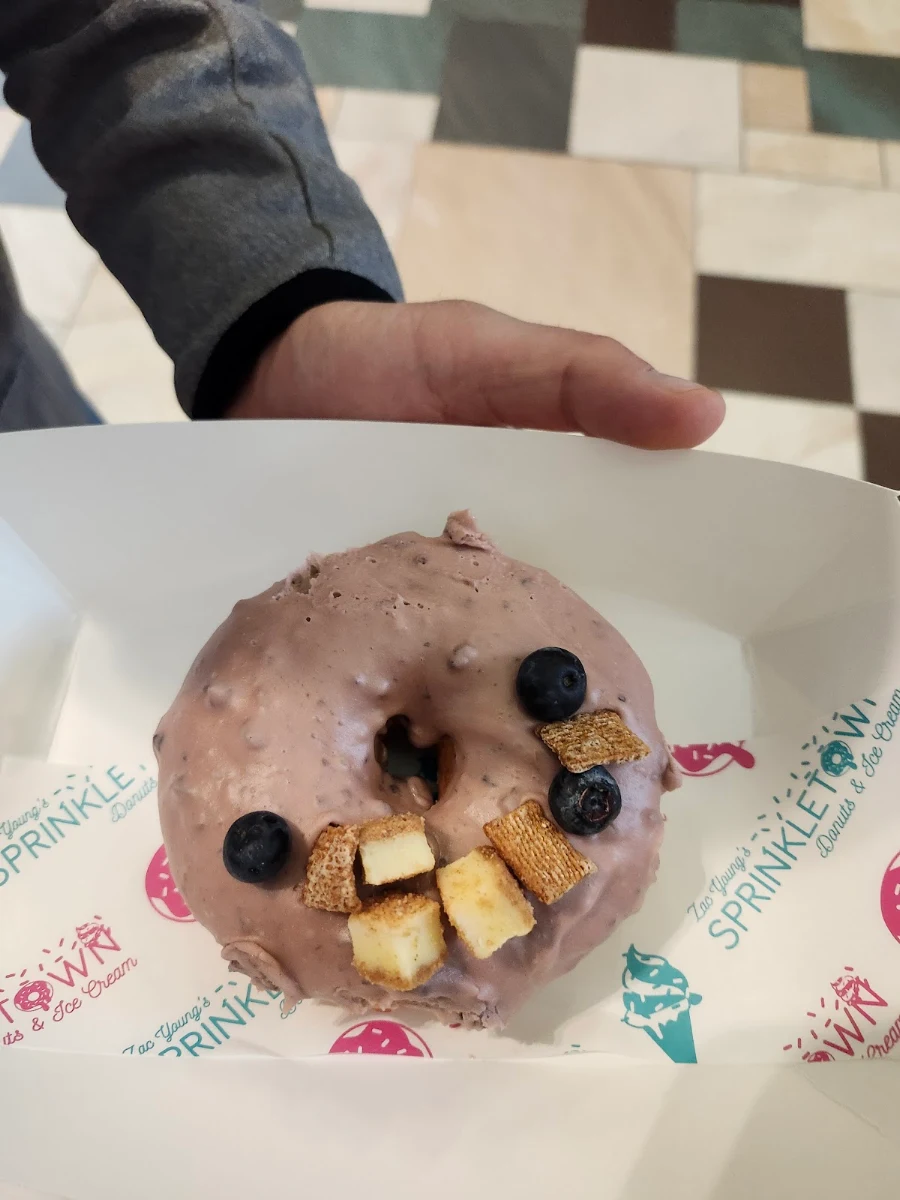 Blueberry Cheesecake Donut