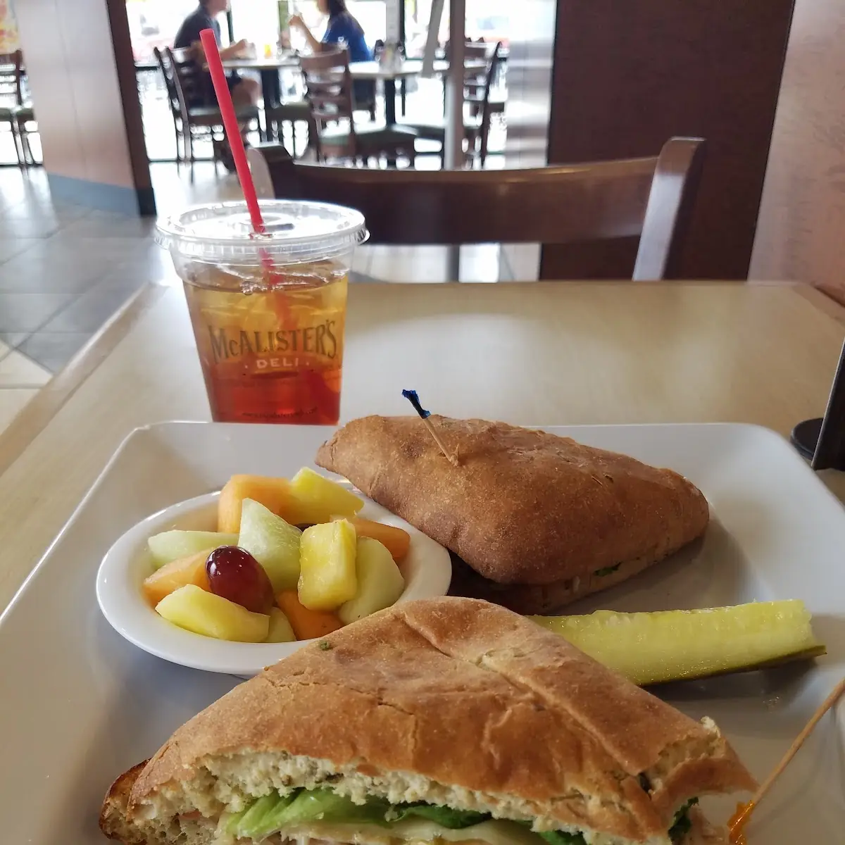 Verde Chicken with Fruit Cup