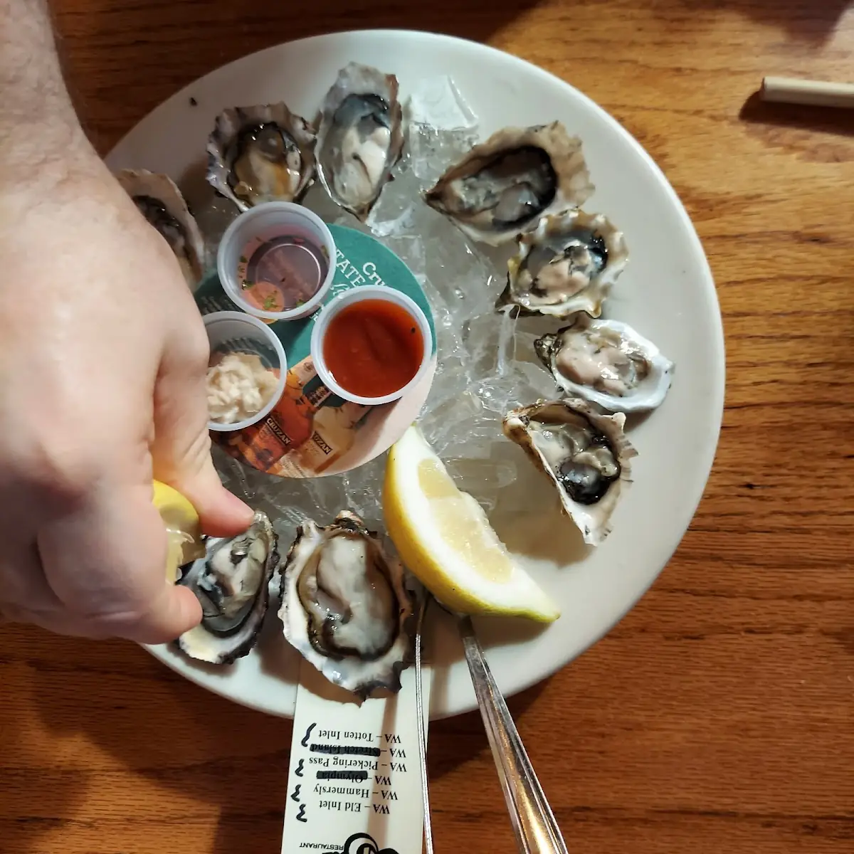Dozen Oysters on the Half Shell