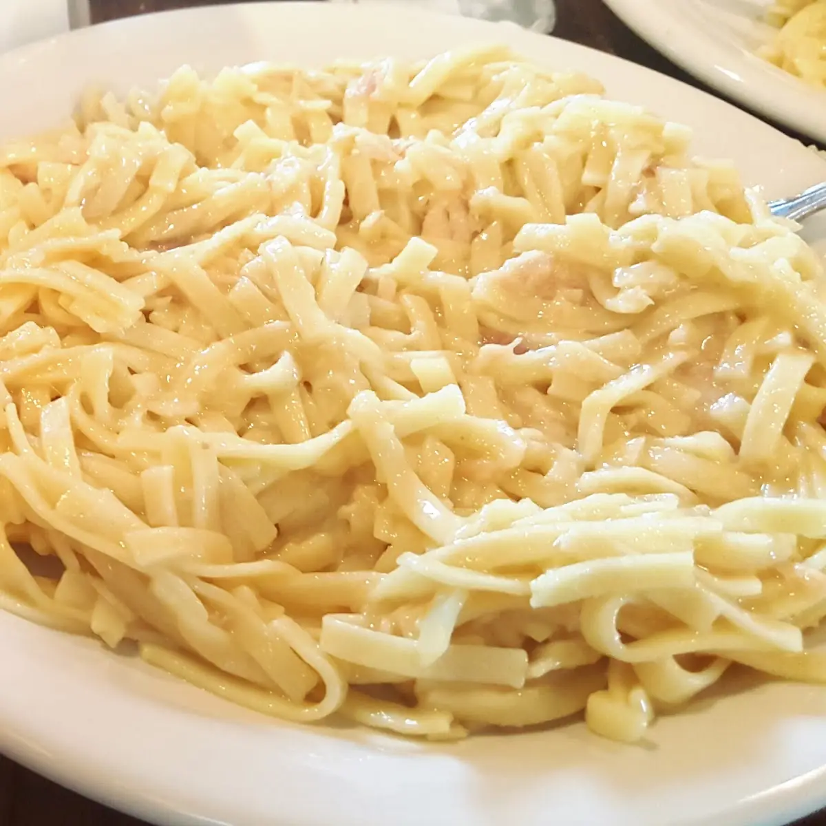 Chicken & Noodles over Mashed