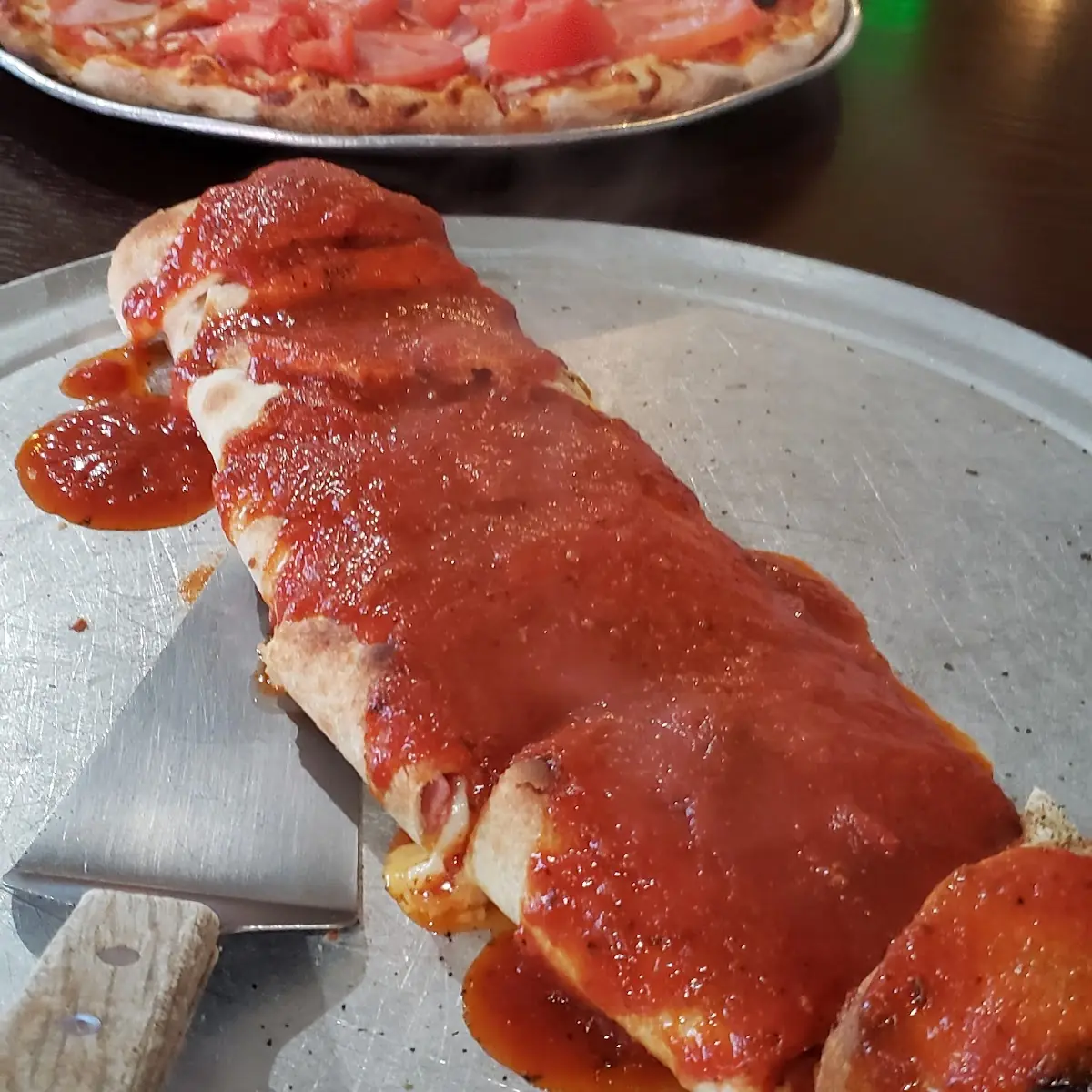 Stromboli with Marinara Dip