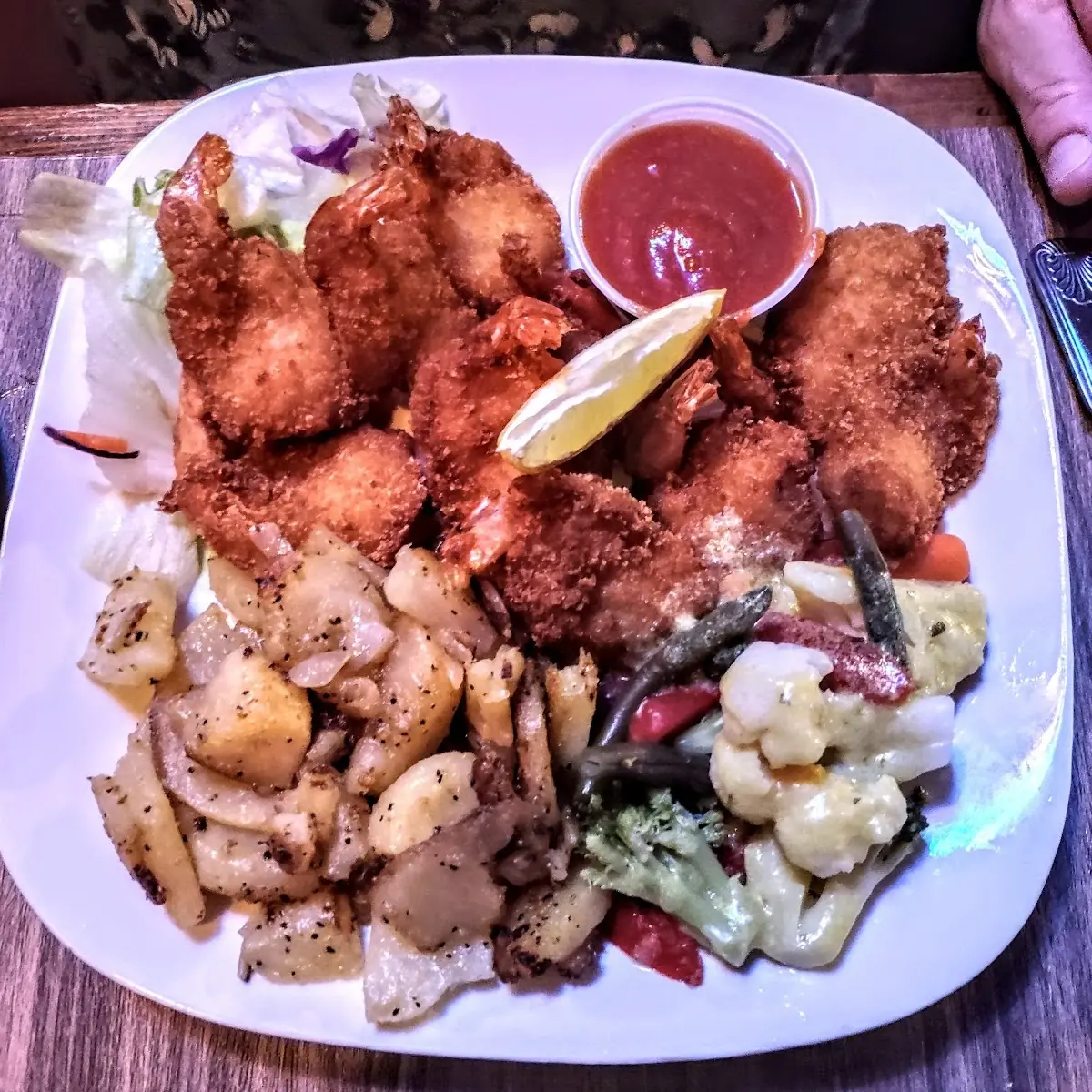 Fried Shrimp Platter