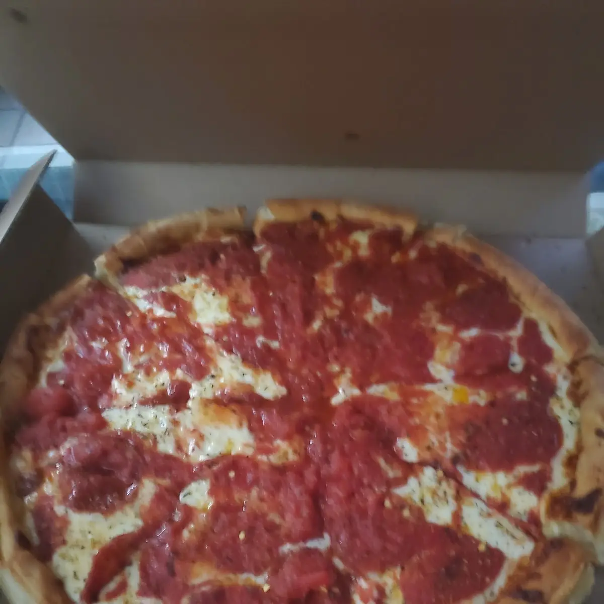 Chicago Deep Dish Pepperoni Pizza