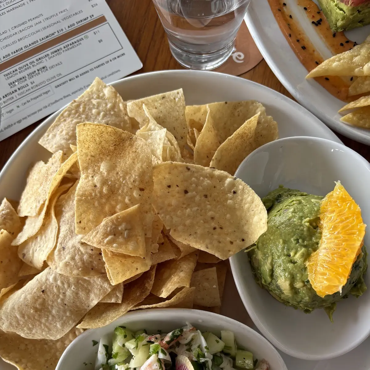 Shrimp & Mango Ceviche w Guacamole