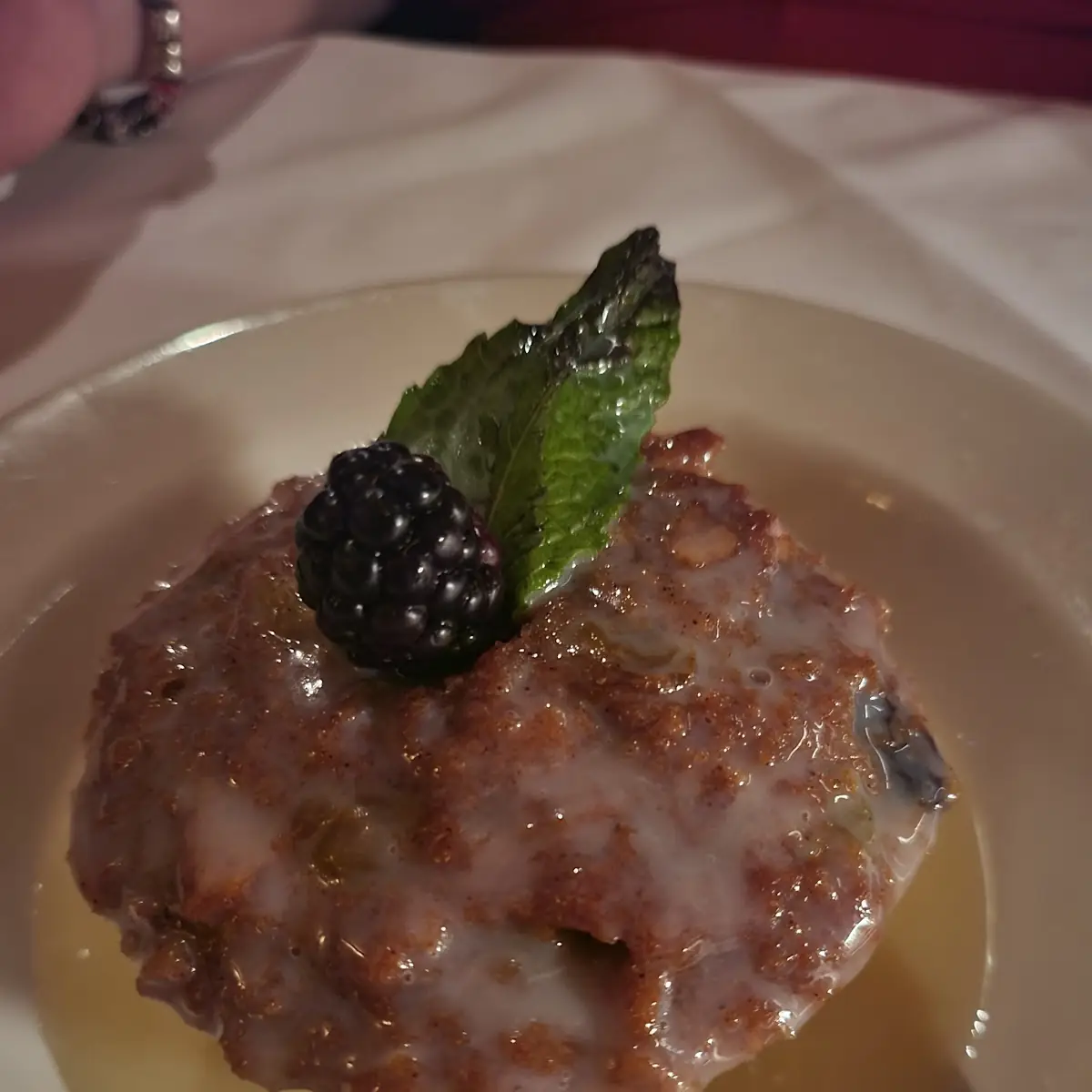 Bread Pudding with Maker's Mark Sauce