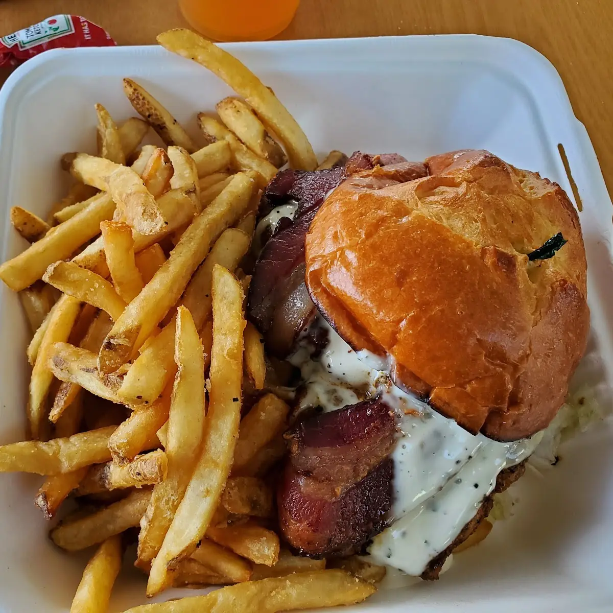 Cajun Chicken Ranch Burger