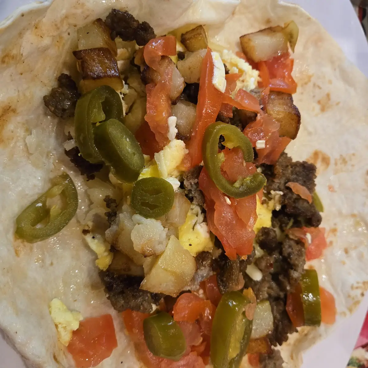 Breakfast Burrito Made to Order