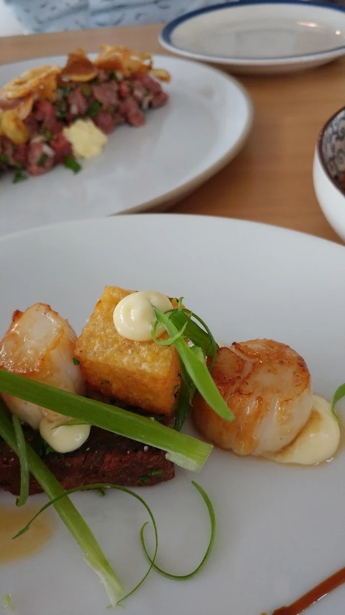 Scallops with Pork Belly