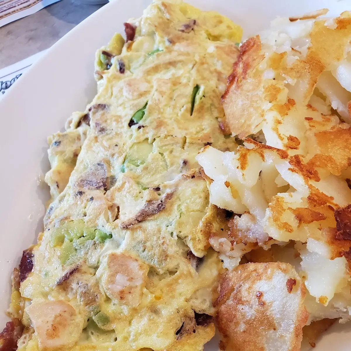 Spinach Feta Tomatoes Omlette