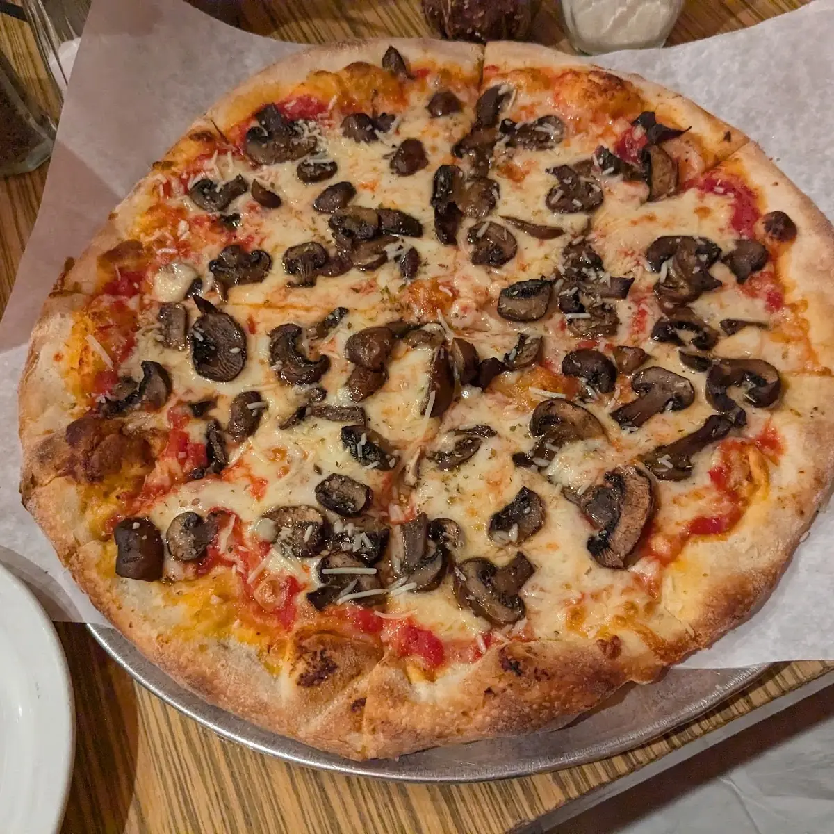 3 Cheese & Mushroom Pizza