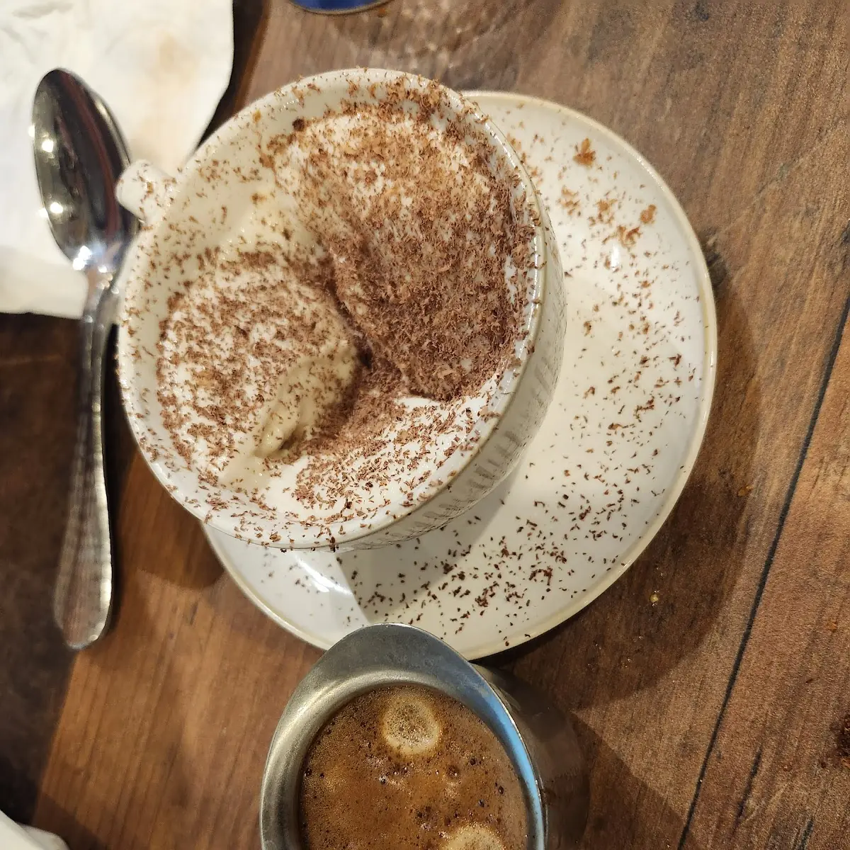Cappuccino with Chocolate Shavings