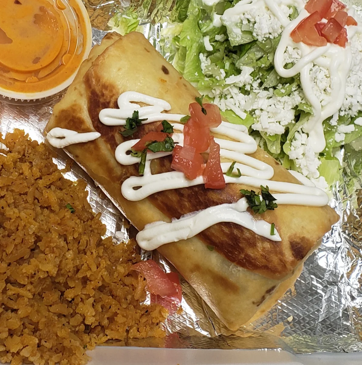 Chimichangas, Maria Razo Cuisine Mexicaine