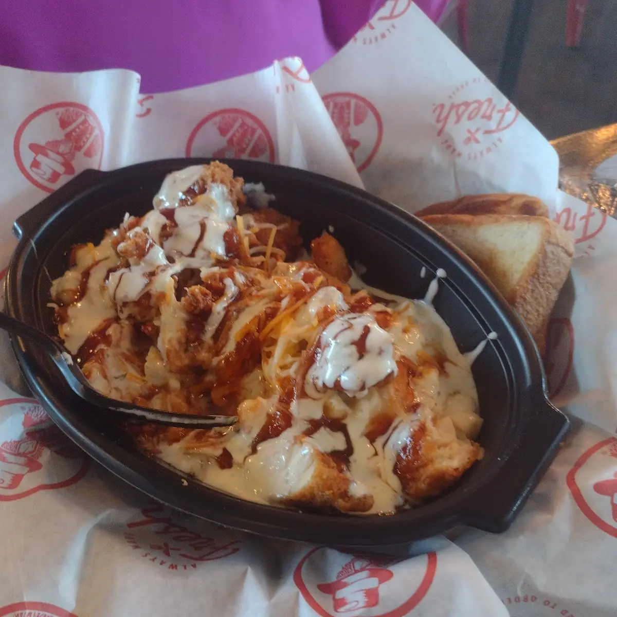 Buffalo Chicken and Macaroni and Cheese